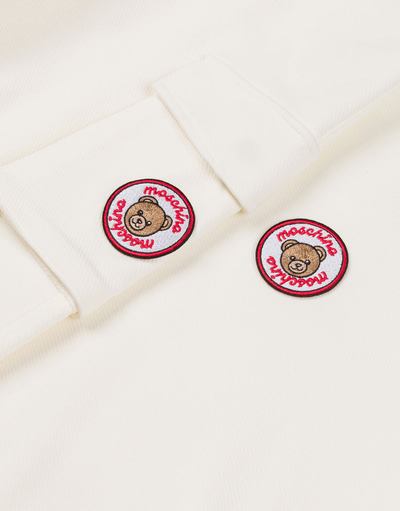 Moschino Teddy Bear Jogginganzug aus Baumwollfleece Weiß Moschino 2