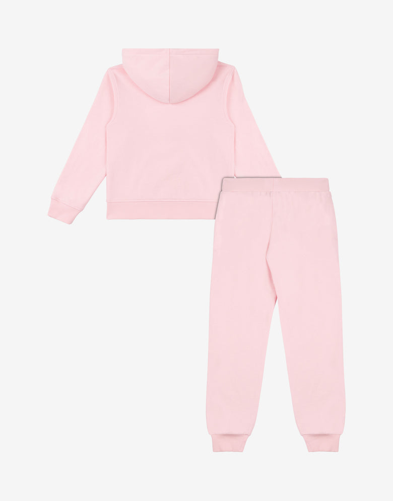 Moschino Teddy Bear Overall aus Baumwollfleece Hellrosa Moschino 1