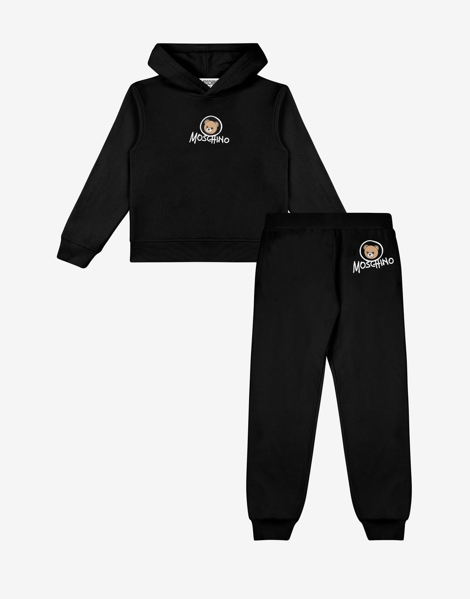 Ensemble de survêtement en molleton de coton Moschino Teddy Bear Noir Moschino 0