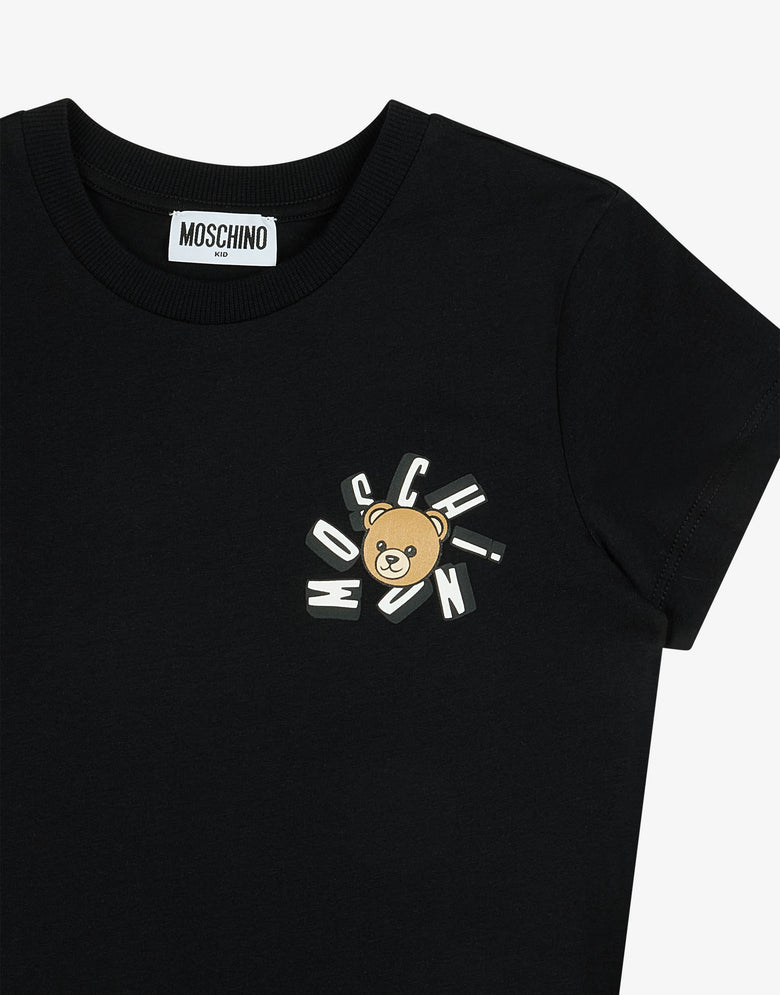 Moschino Teddy Bear cotton jersey T-shirt Black Moschino 2