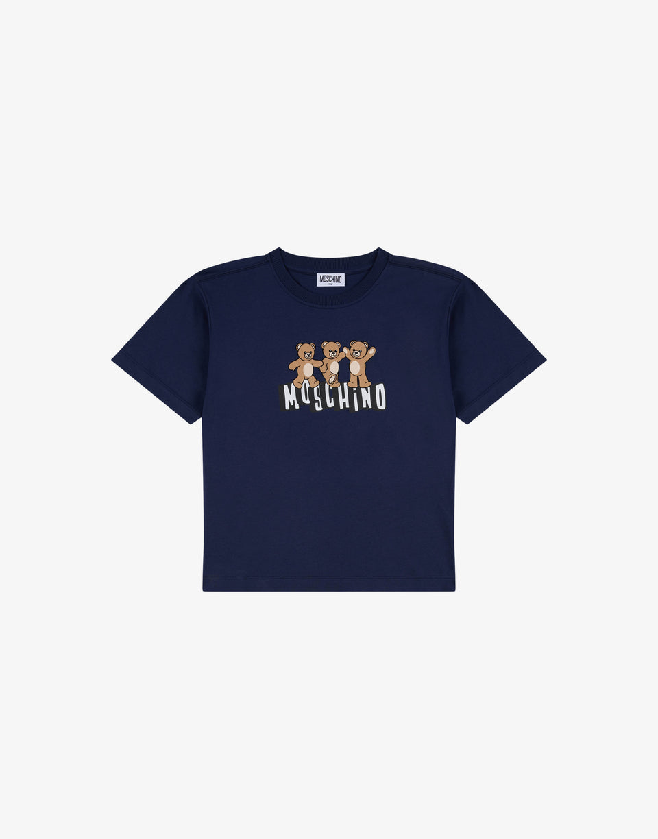 T-shirt oversize Moschino Teddy Bear Bleu Marine Moschino 0