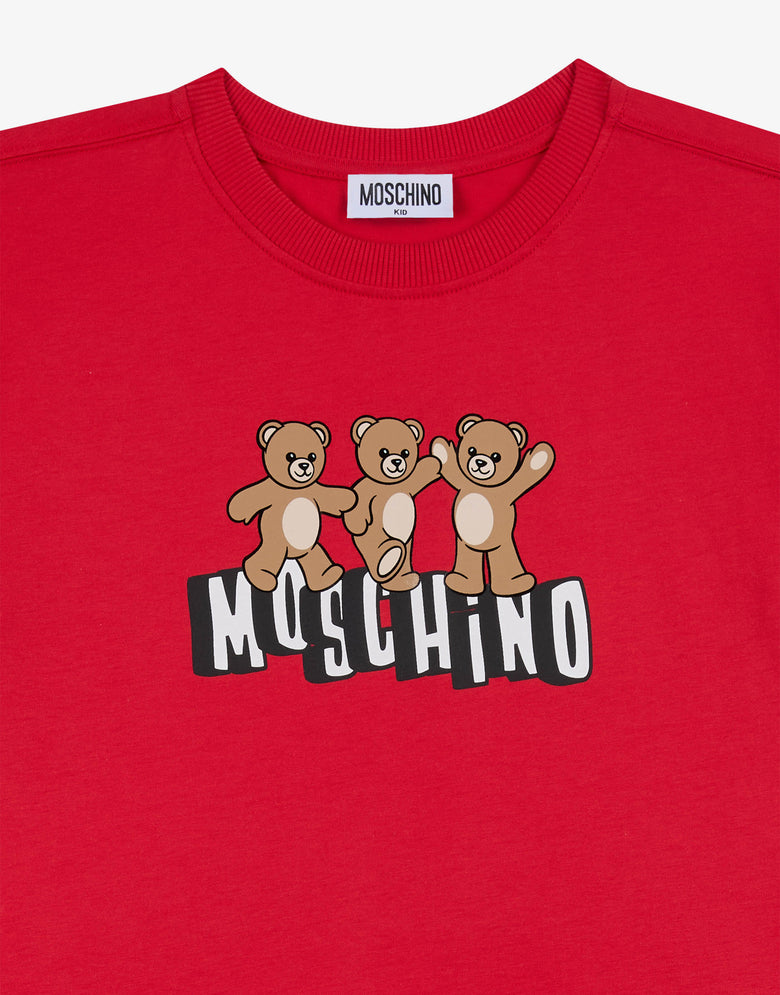 Moschino Teddy Bear Maxi T-Shirt Red Moschino 2
