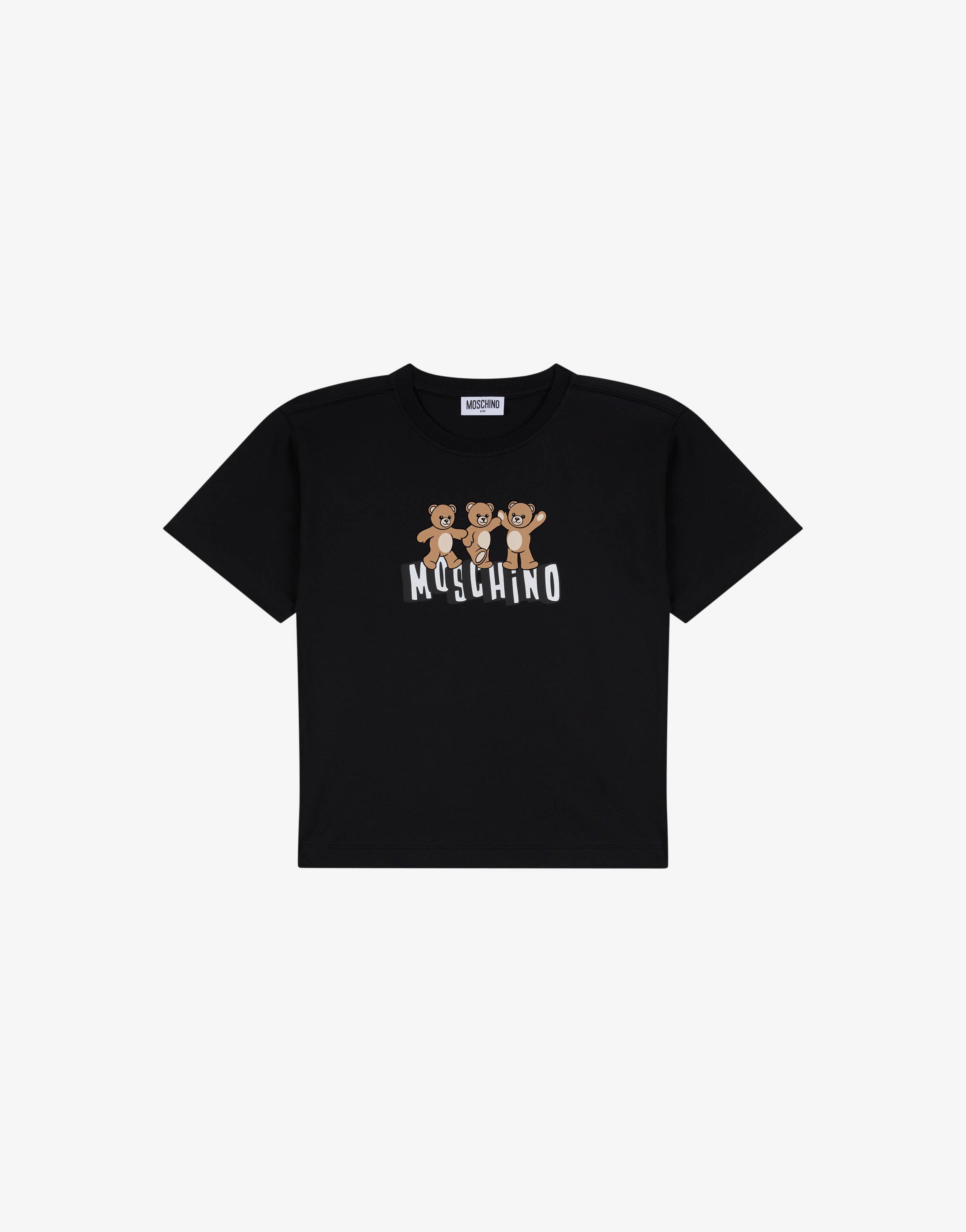 モスキーノ　Tシャツ　ベアー MOSCHINO(モスキーノ) ベアープリントオーバーサイズT ホワイト