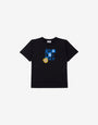 T-shirt maxi em jersey de algodão Moschino Teddy Bear