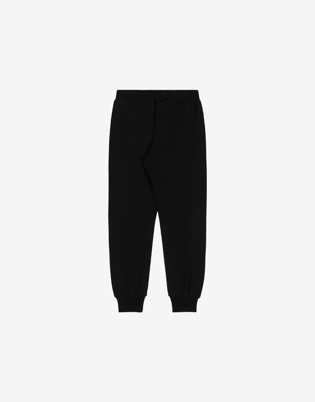 Pantalone in felpa Logo Print Nero Moschino 1