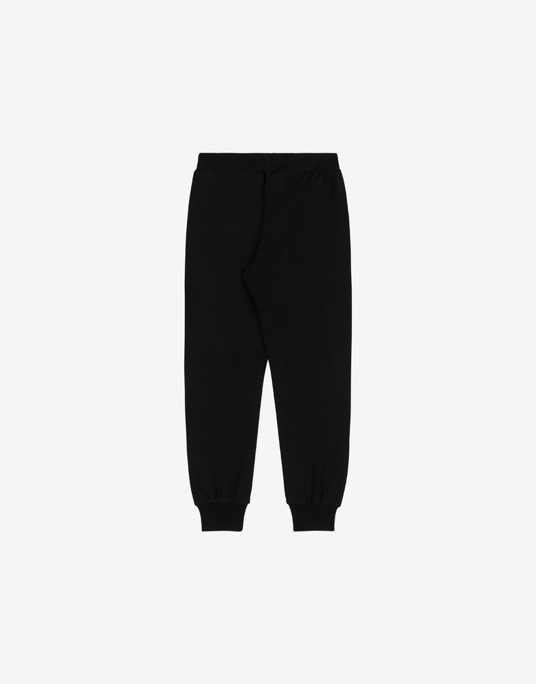Pantalone in felpa Logo Print Nero Moschino 1