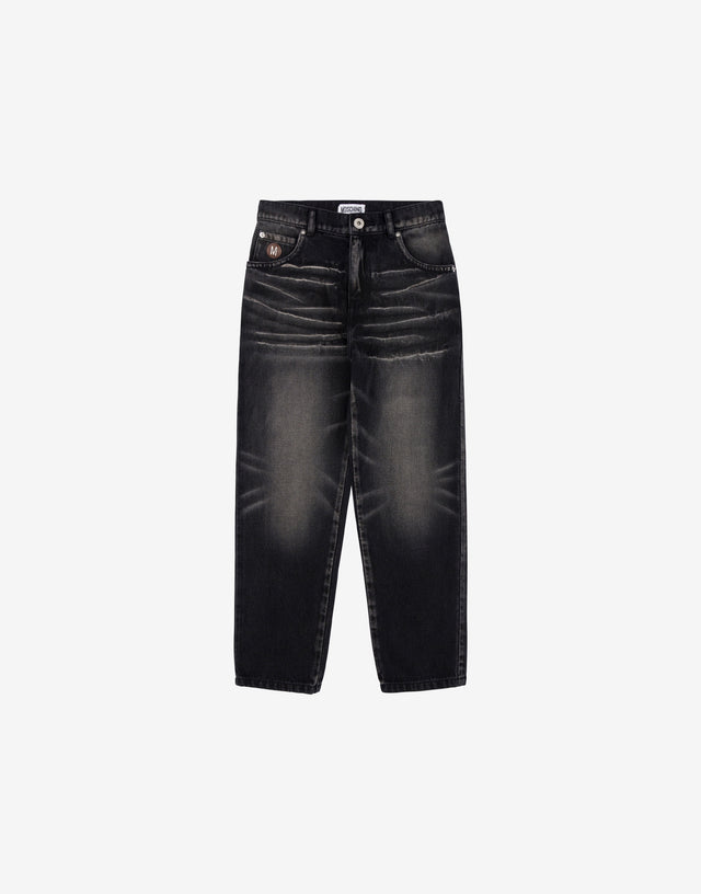 Denim pants Black Moschino 0