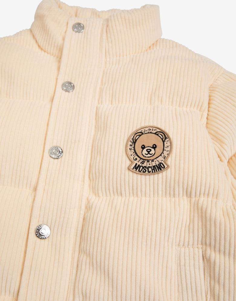 Velvet quilt Avorio Moschino 2