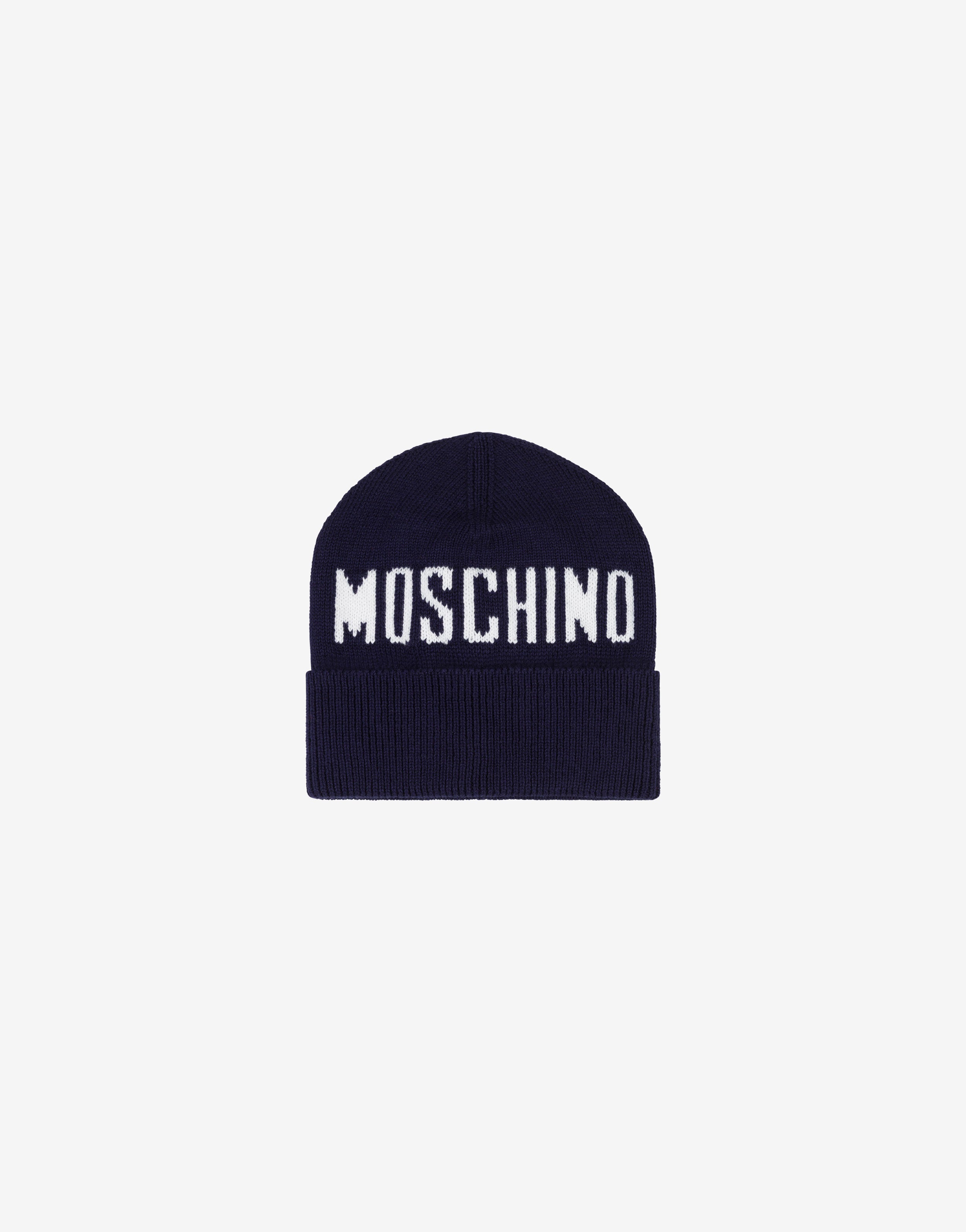 Knit hat with logo | Moschino Knit hat with logo | Moschino
