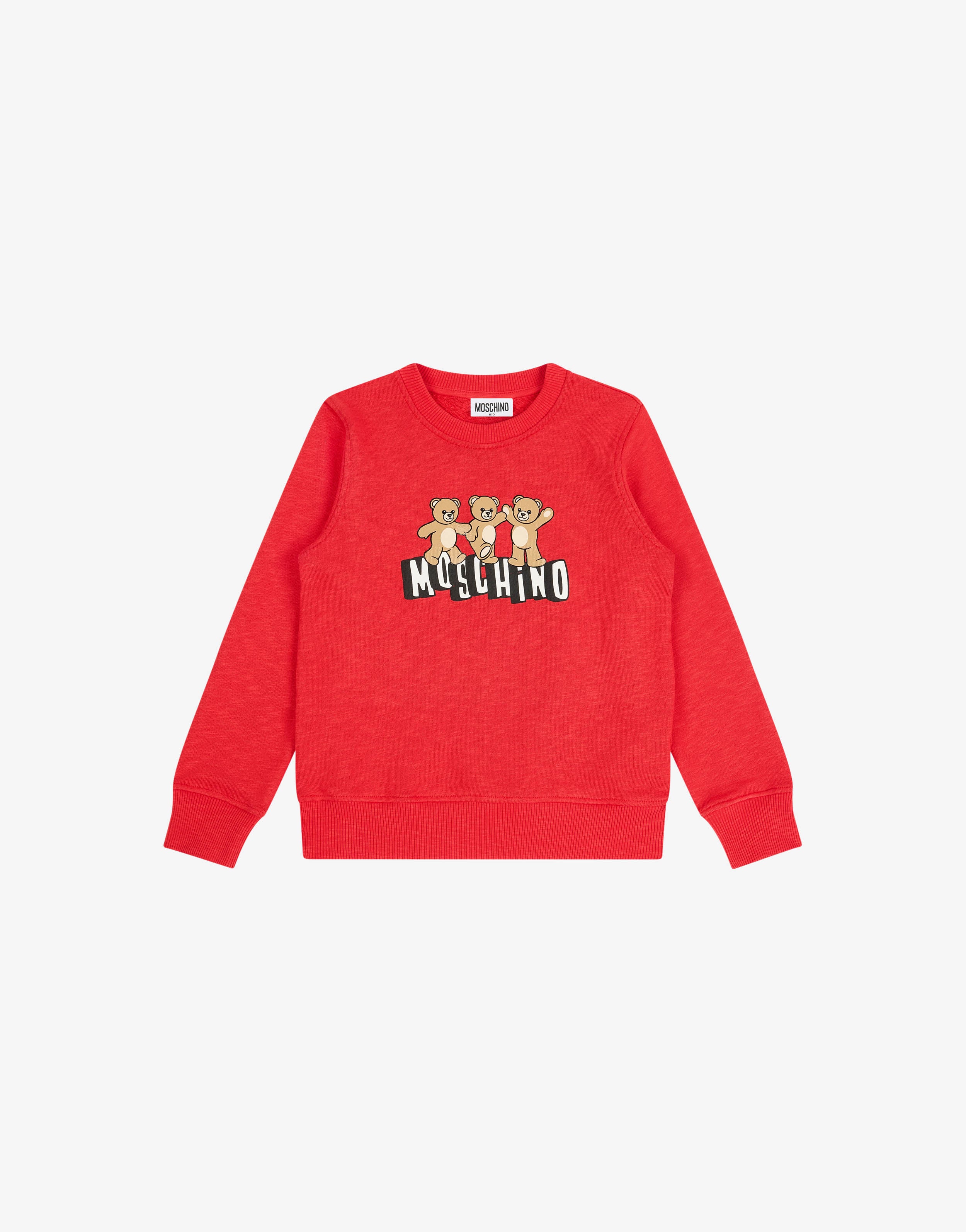 美品MOSCHINO MOSCHINO TEEN テディベアスウェット モスキーノ 