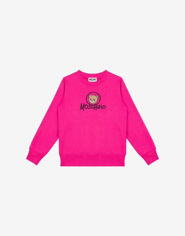 Felpa in cotone Moschino Teddy Bear Fucsia Moschino 0