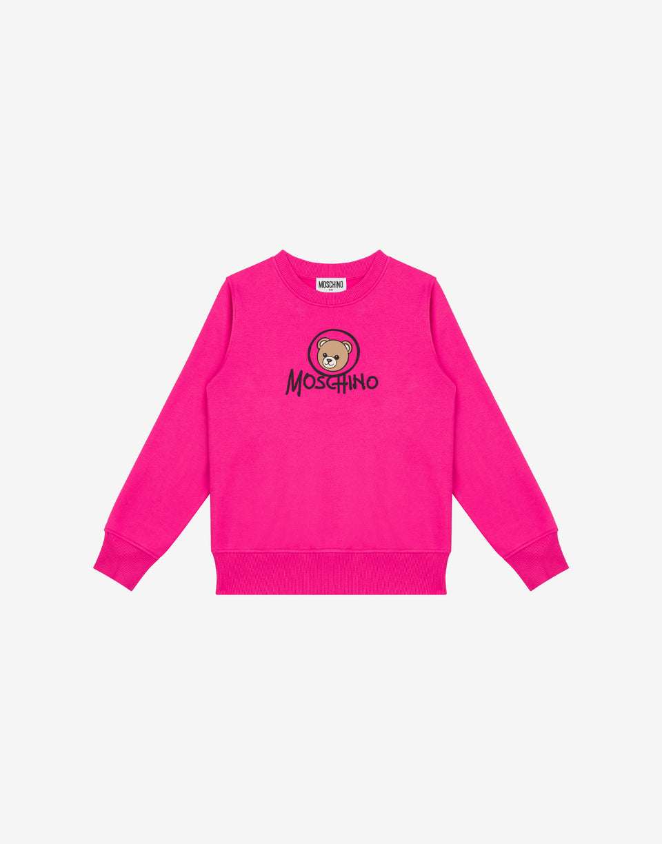 Moschino Teddy Bear Baumwoll-Sweatshirt Pink Moschino 0