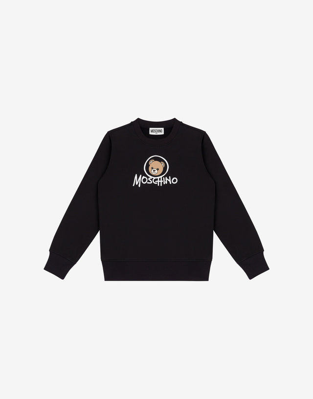 Felpa in cotone Moschino Teddy Bear Nero Moschino 0