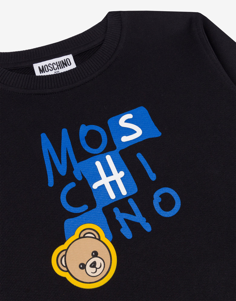 モスキーノのテディベア柄コットンスウェットシャツ  Moschino 2