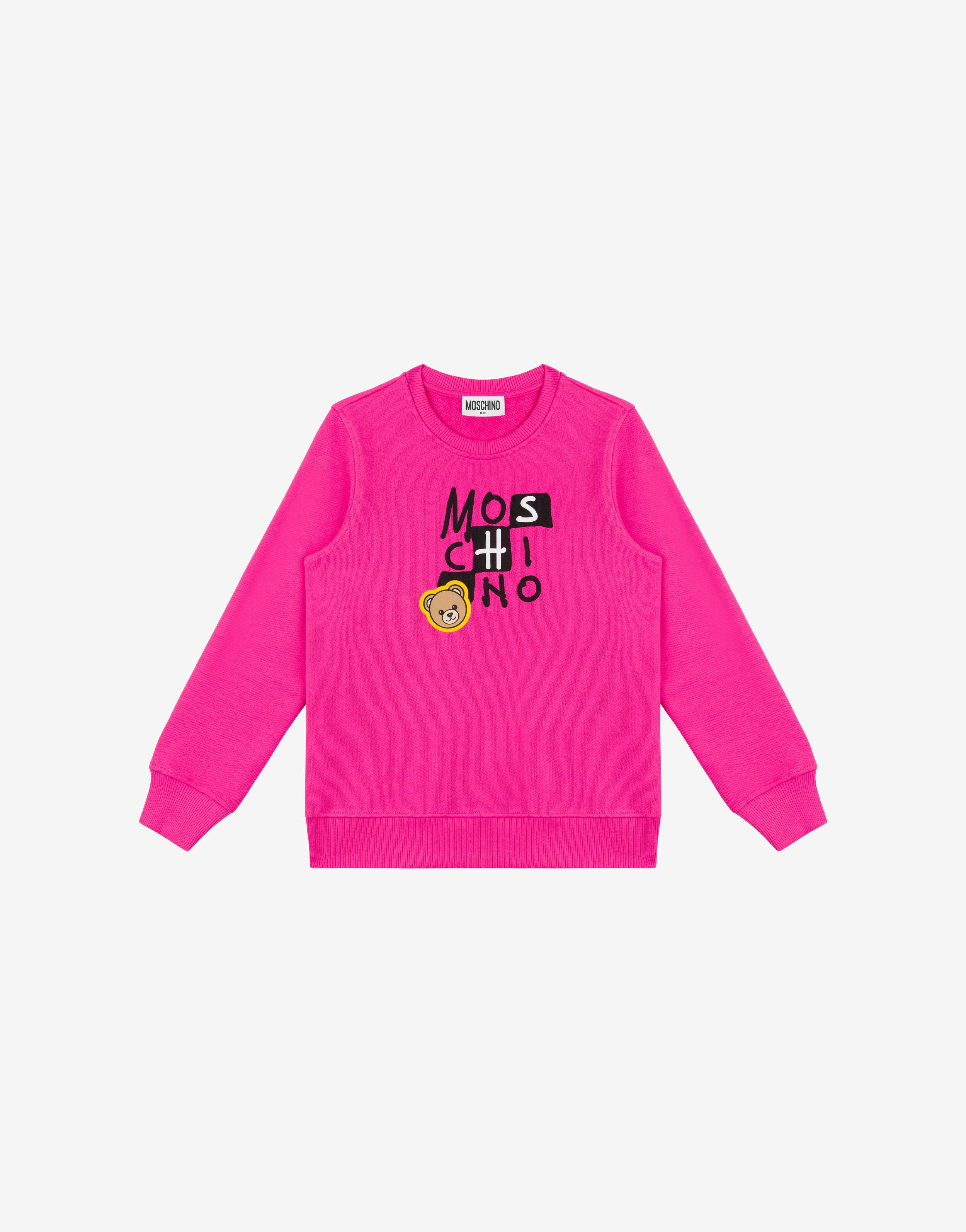 Sweat en coton Moschino Teddy Bear