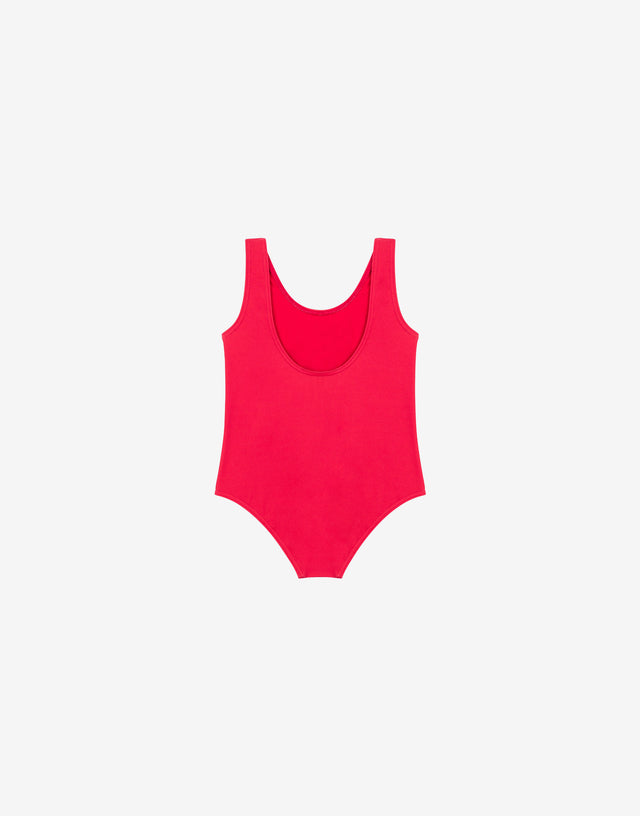 Costume intero in lycra Teddy Bear Rosso Moschino 1