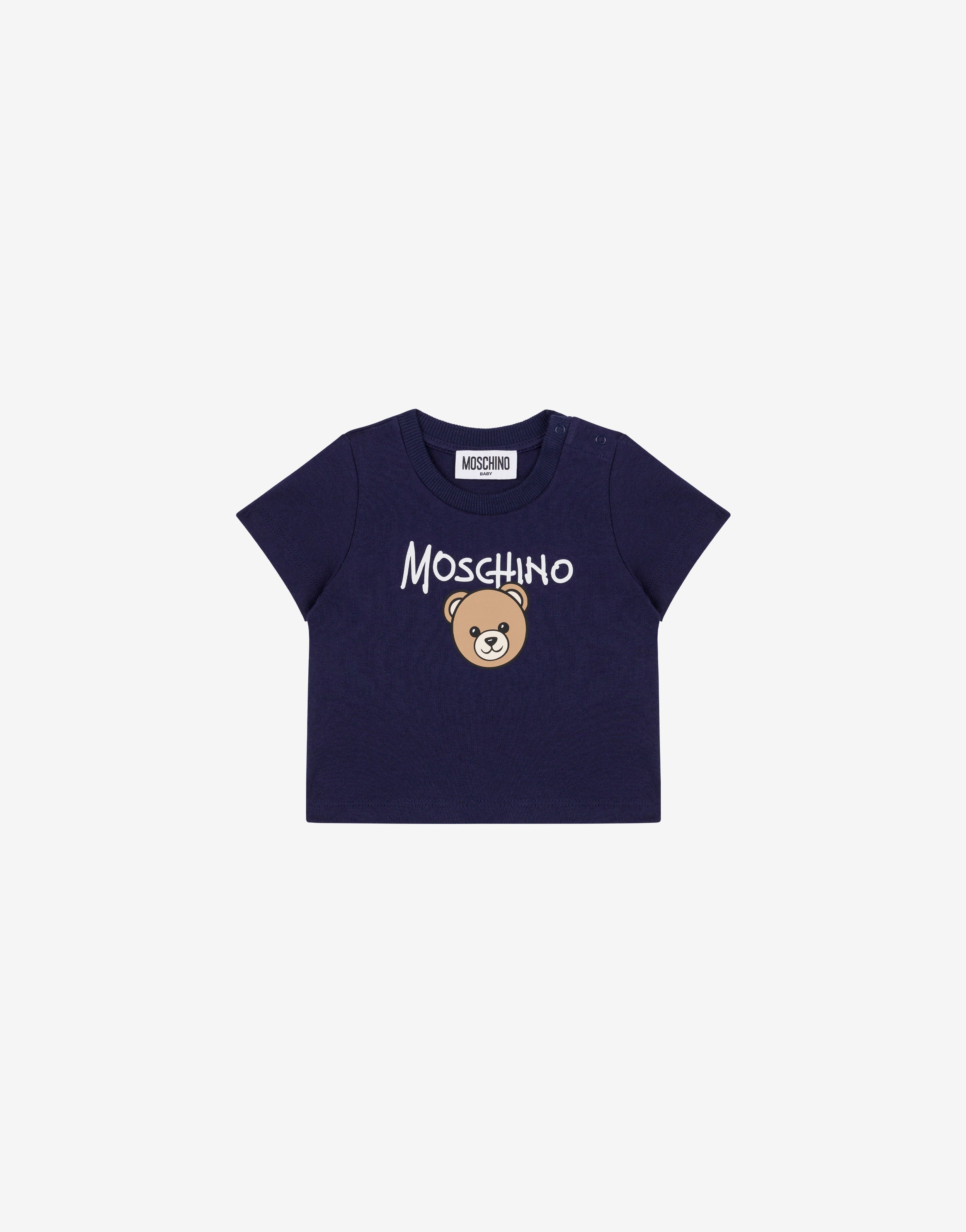 Printed cotton jersey T-shirt | Moschino