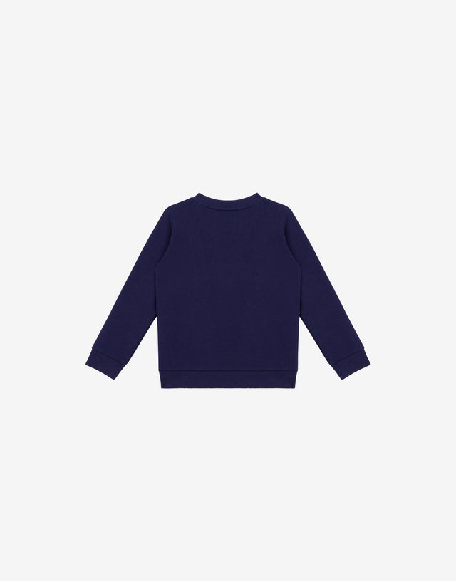 Baumwoll-Sweatshirt Teddy Bear Blaue Marine Moschino 1