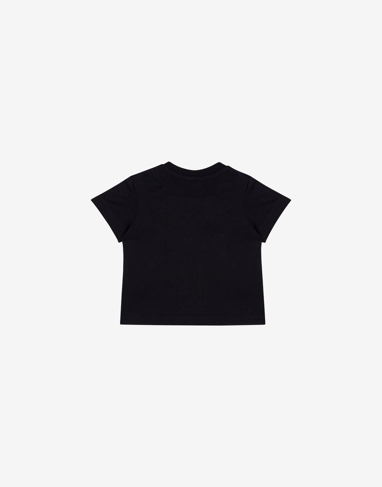 T-shirt em jersey de algodão Moschino Teddy Bear Negro Moschino 1