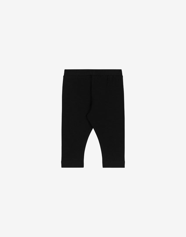 Leggings aus Jersey Logo Print Schwarz Moschino 1