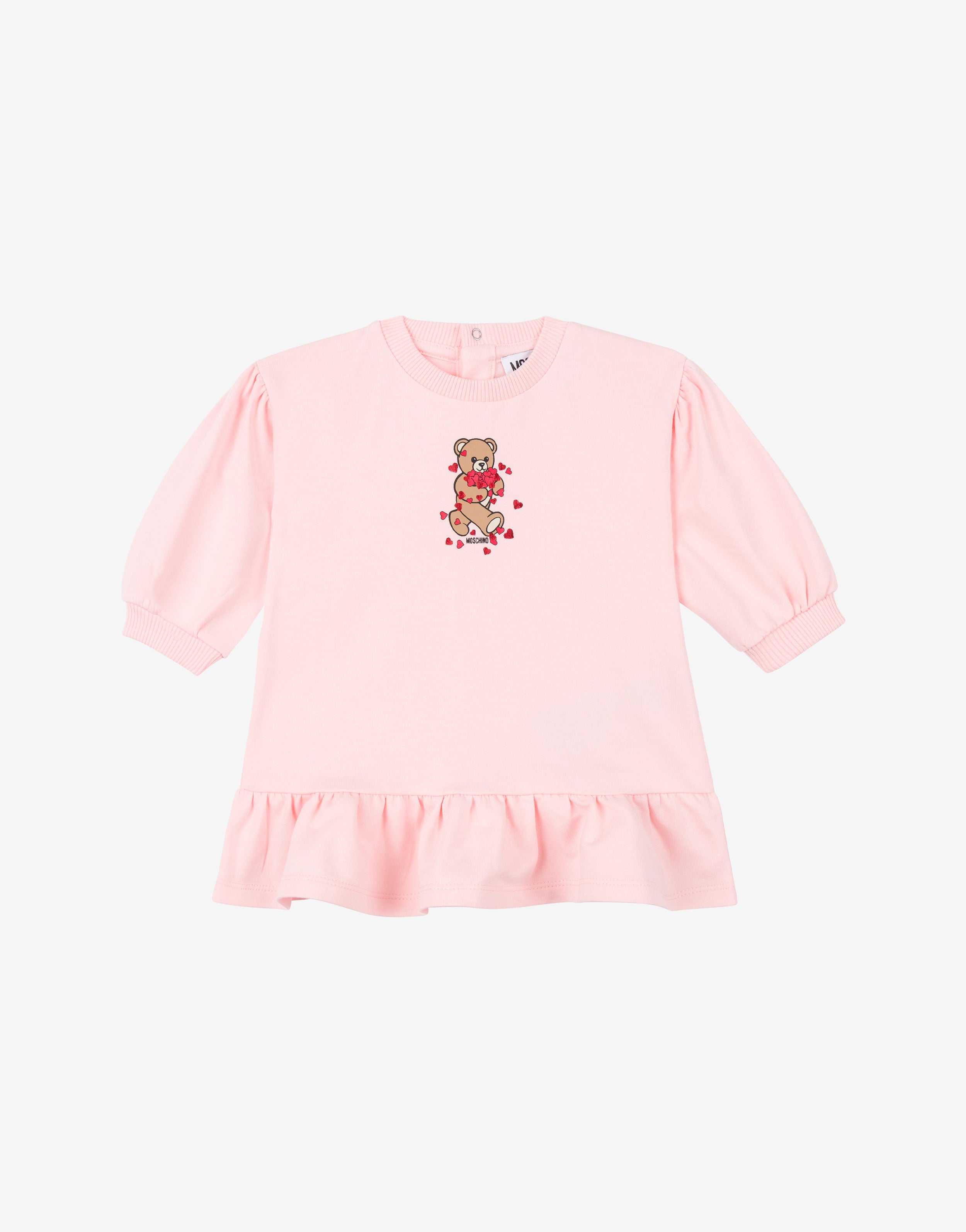 Moschino Teddy Bear Printed Cotton Sweatshirt Dress | Moschino