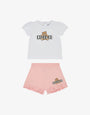 Ensemble t-shirt et short en jersey de coton