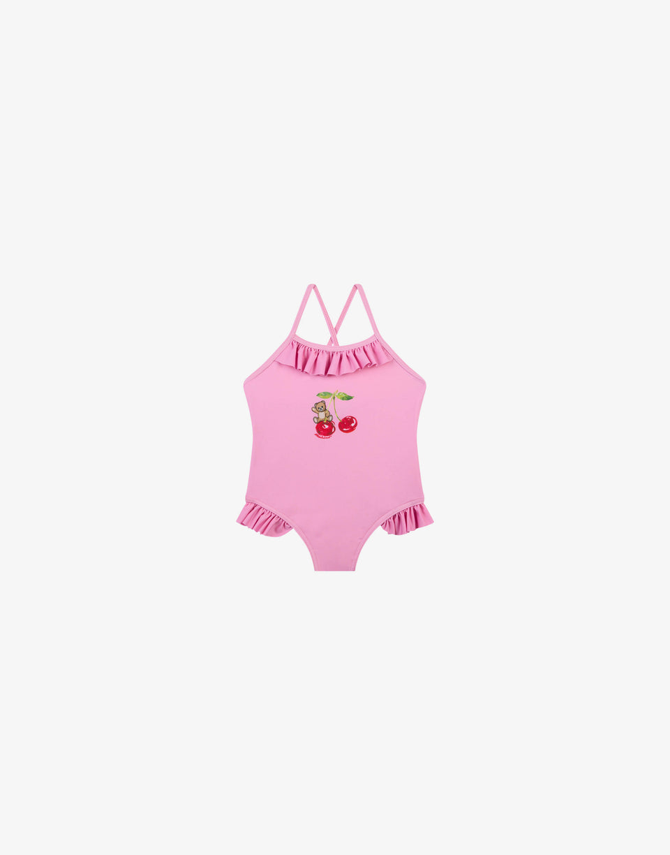 Bañador de una pieza de lycra Moschino Teddy Bear Pink Moschino 0
