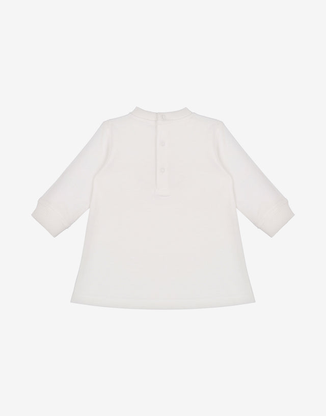 Moschino Teddy Bear Cotton Plush Dress White Moschino 1