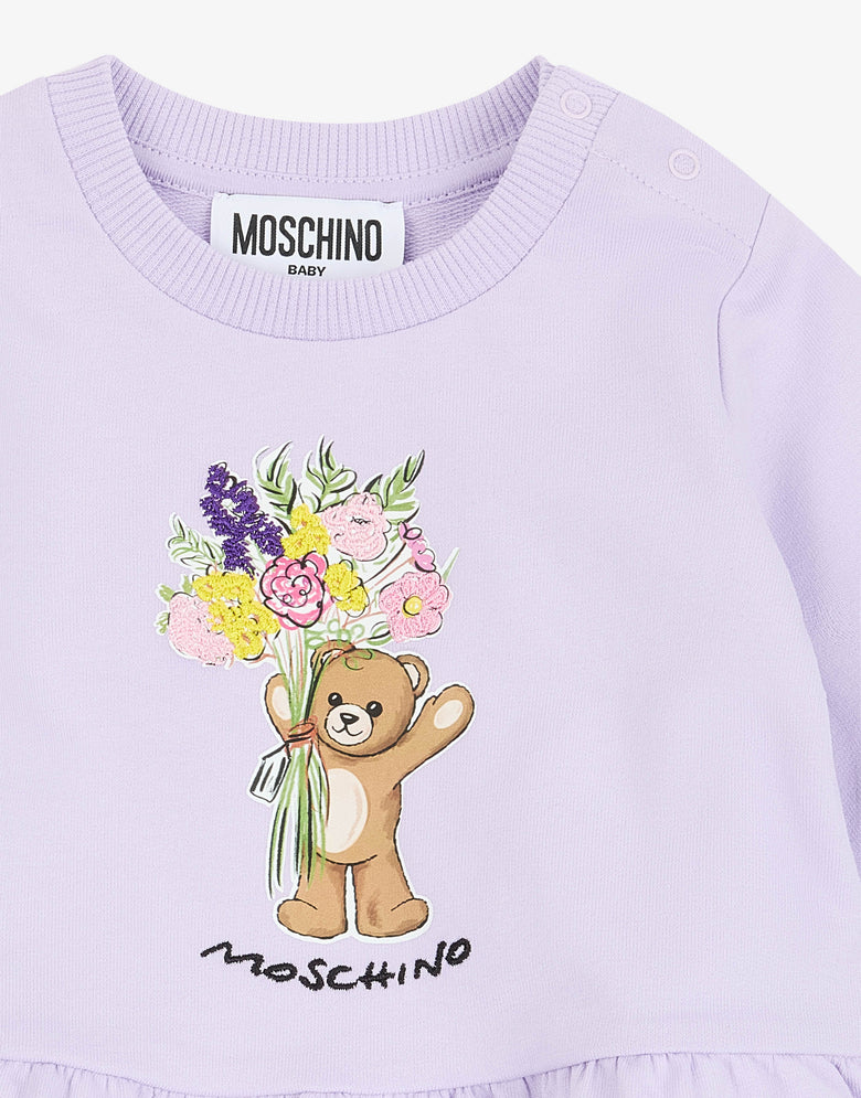 Moschino泰迪熊棉质卫衣 百合色 Moschino 2