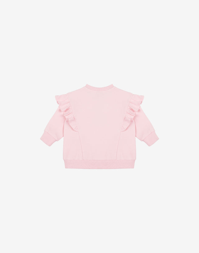 Sudadera de algodón Moschino Teddy Bear Rosa claro Moschino 1