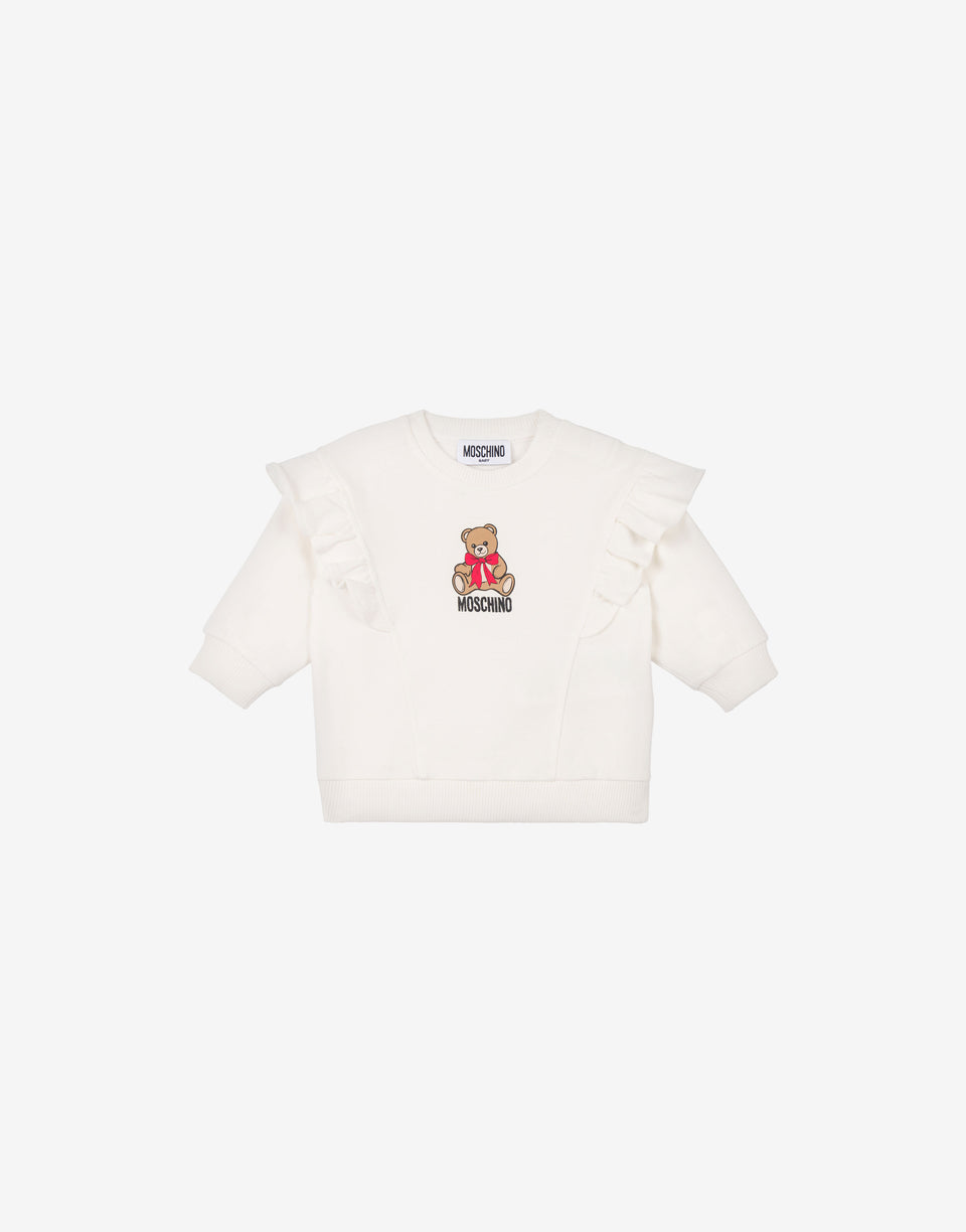 Sweat en coton Moschino Teddy Bear Blanc Moschino 0