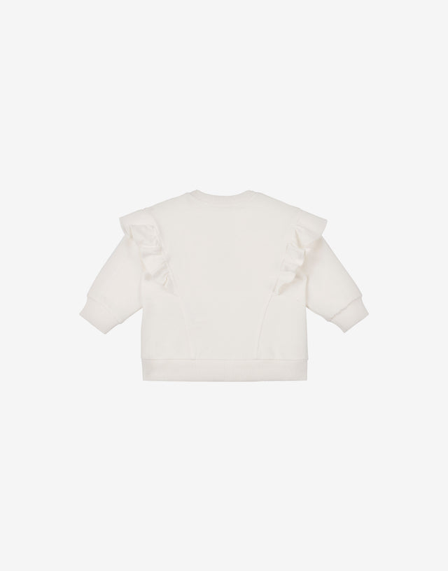 Sudadera de algodón Moschino Teddy Bear Blanco Moschino 1