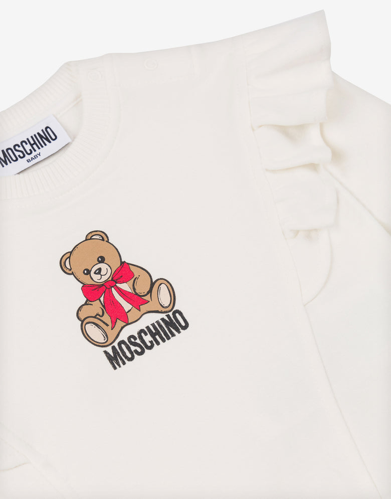 Sweat en coton Moschino Teddy Bear Blanc Moschino 2