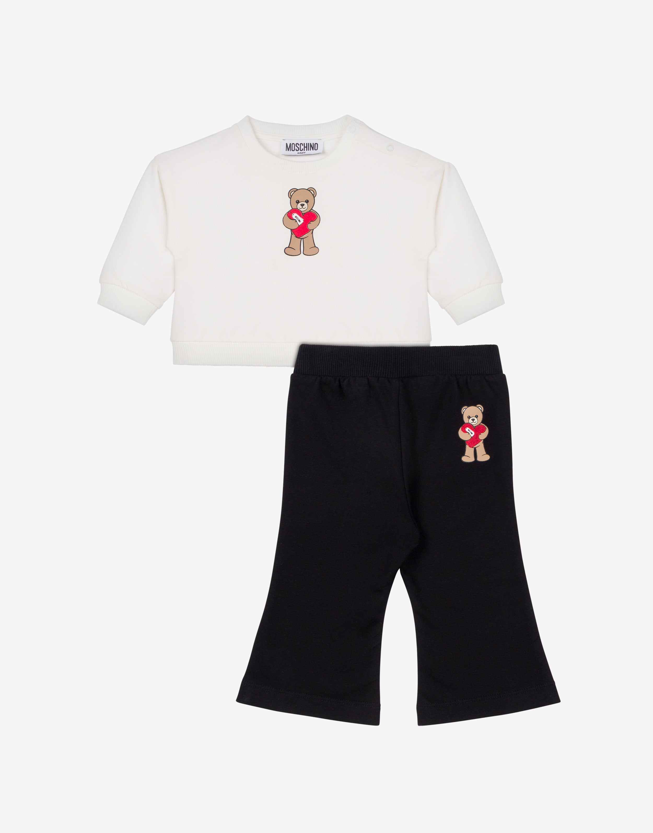 Cotton sweatshirt and pants set | Moschino