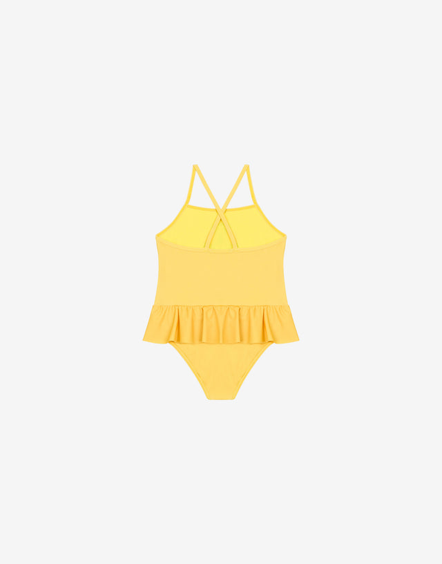 Costume intero in lycra Teddy Bear Giallo Moschino 1