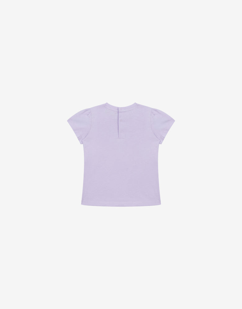 T-Shirt aus Baumwolljersey Moschino Teddy Bear Lila Moschino 1