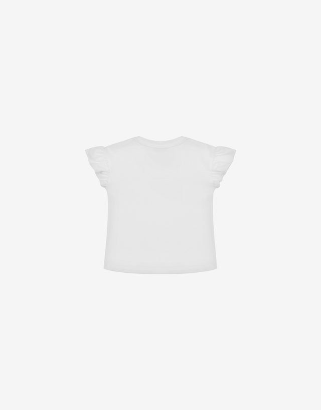 T-Shirt aus Baumwolljersey Moschino Teddy Bear Weiß Moschino 1