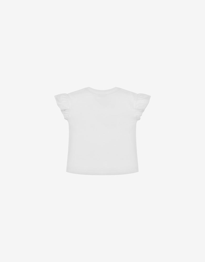 T-Shirt aus Baumwolljersey Moschino Teddy Bear Weiß Moschino 1