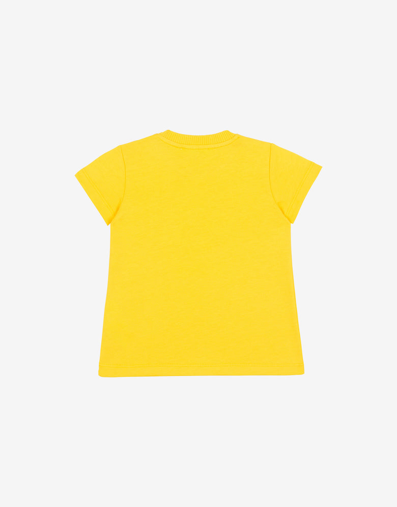 Abito in felpa Teddy Bear Giallo Moschino 1
