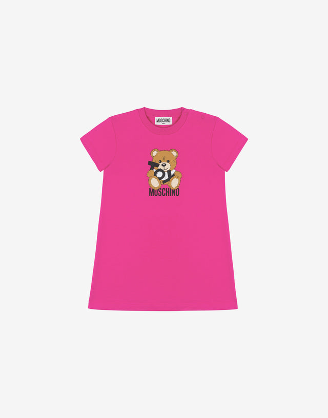 テディベア スウェット ドレス ピンク Moschino 0