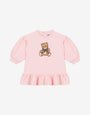 Abito in felpa di cotone Moschino Teddy Bear