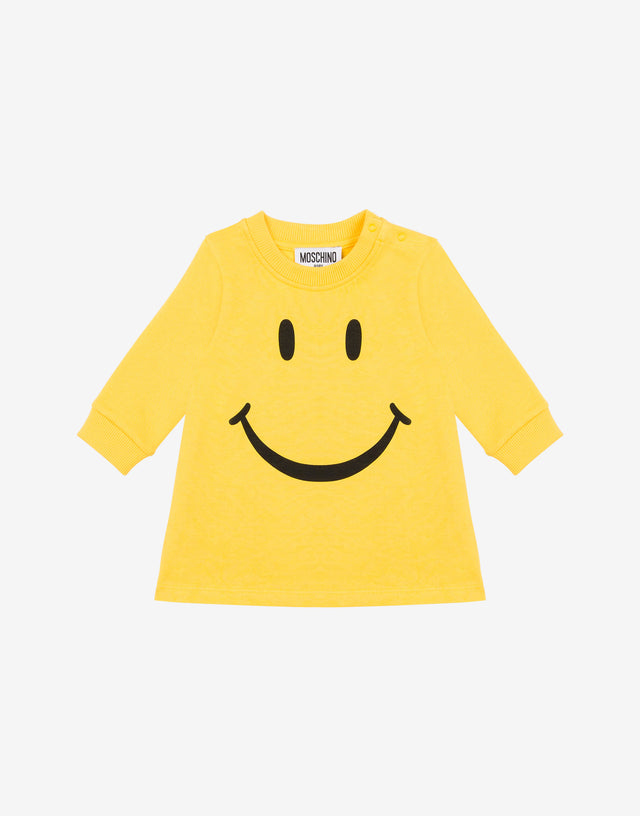 Abito in felpa di cotone Smiley® Giallo Moschino 0