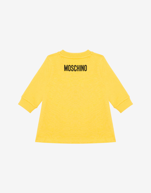 Abito in felpa di cotone Smiley® Giallo Moschino 1