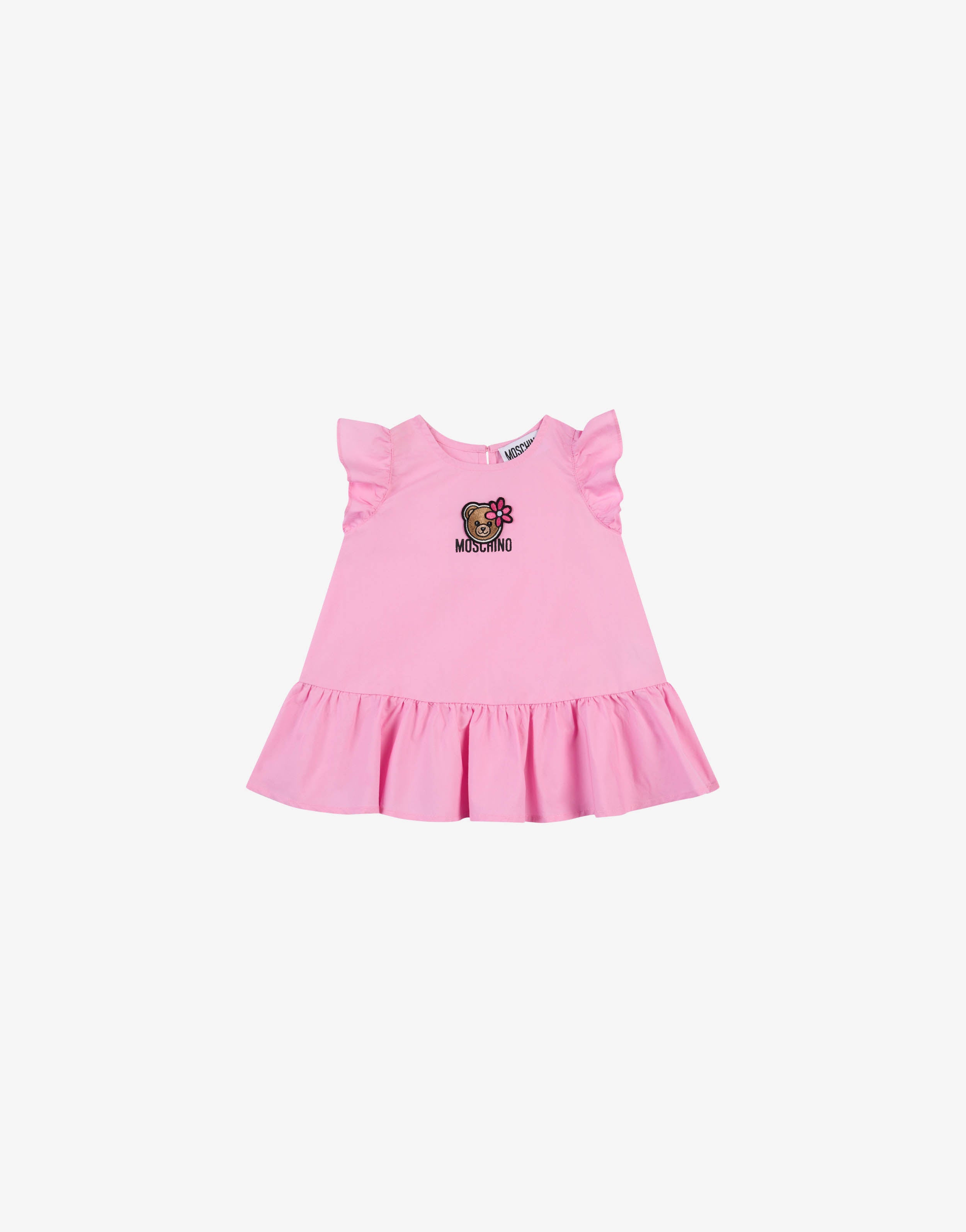 Robe en popeline de coton Moschino Teddy Bear