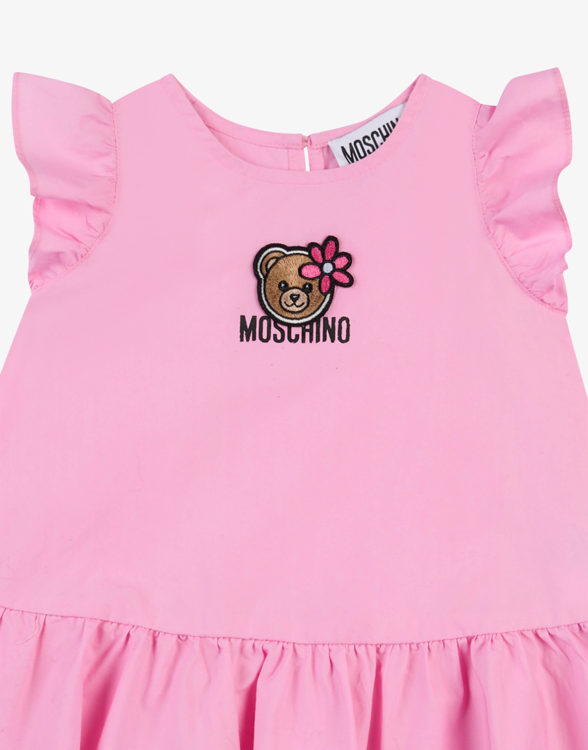 Moschino Teddy Bear cotton poplin dress | Moschino
