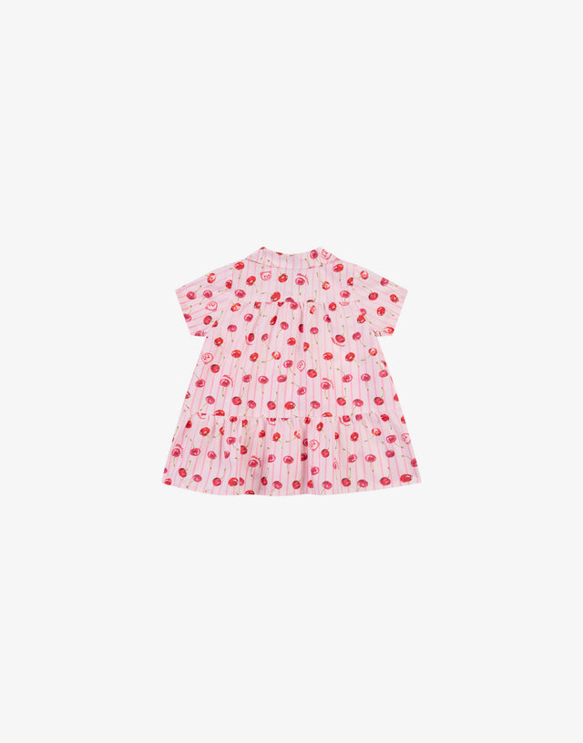 印花棉质平纹布连衣裙  Moschino 1