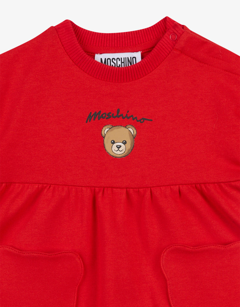 Moschino Teddy Bear 棉质卫衣 红色 Moschino 2