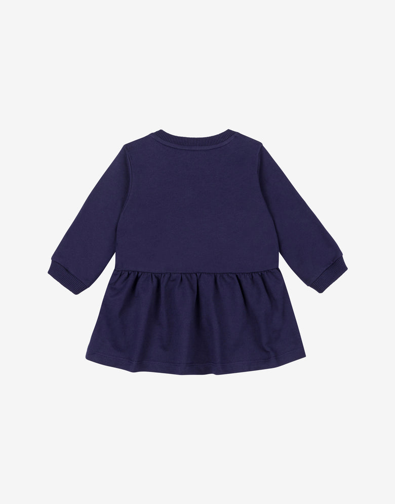 Moschino Teddy Bear-Kleid aus Baumwolljersey Blau Moschino 1