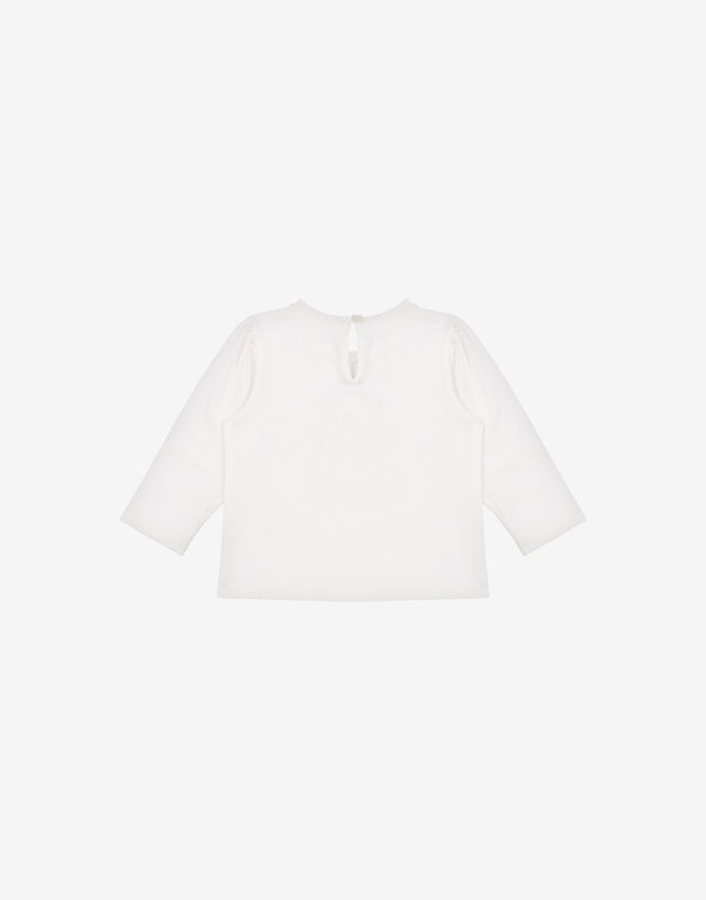 T-shirt in jersey di cotone Moschino Teddy Bear Bianco Moschino 1