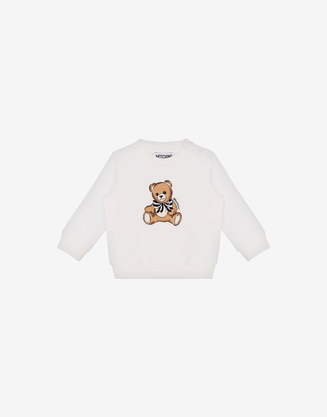 Felpa in cotone Moschino Teddy Bear Bianco Moschino 0
